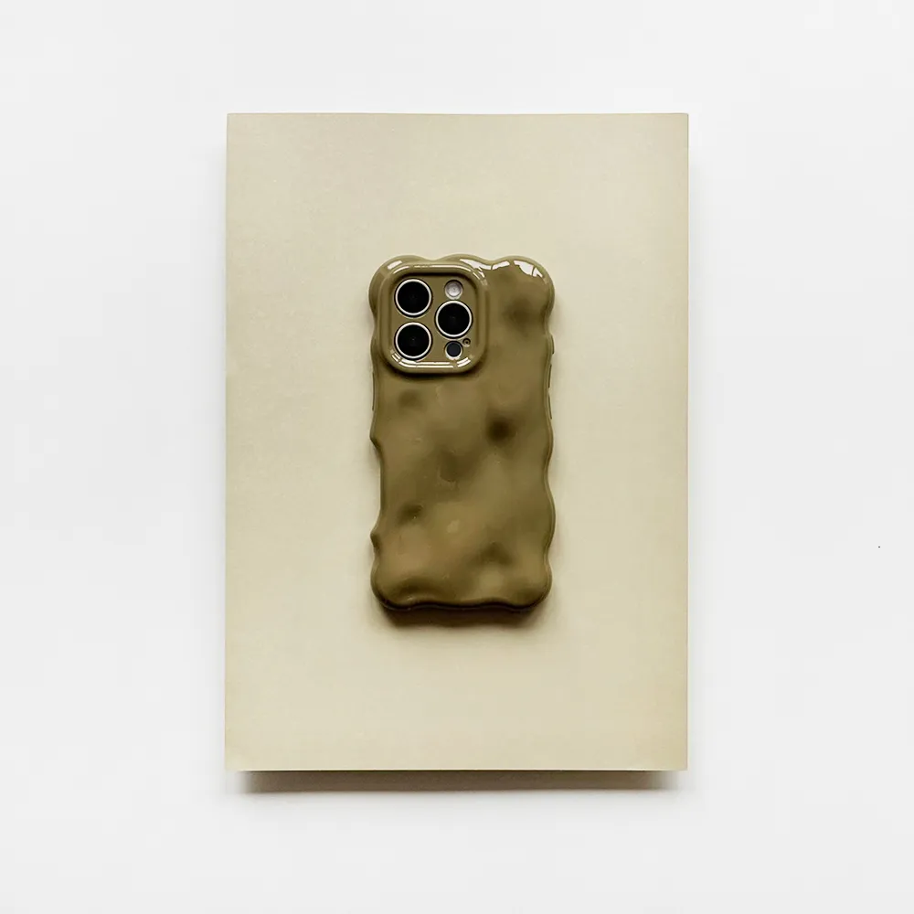 Lightweight Build Quality Light Edge 3D Bubble Phone Case - Pistachio