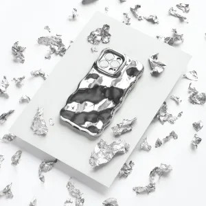 Hard Shell Modern Design 3D Chrome Phone Case