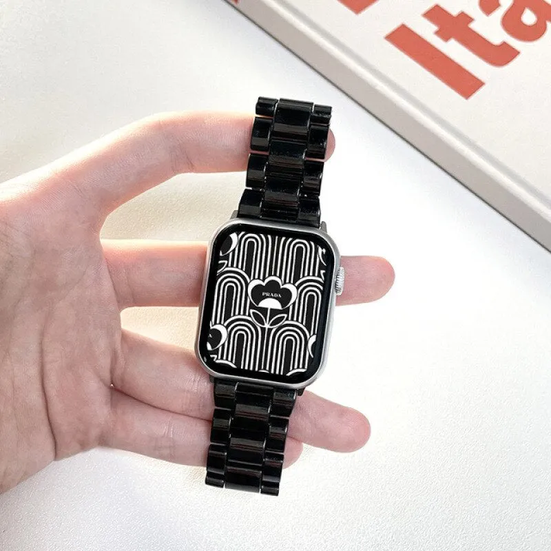 Candy Colour Resin Strap for Apple Watch Durable Function