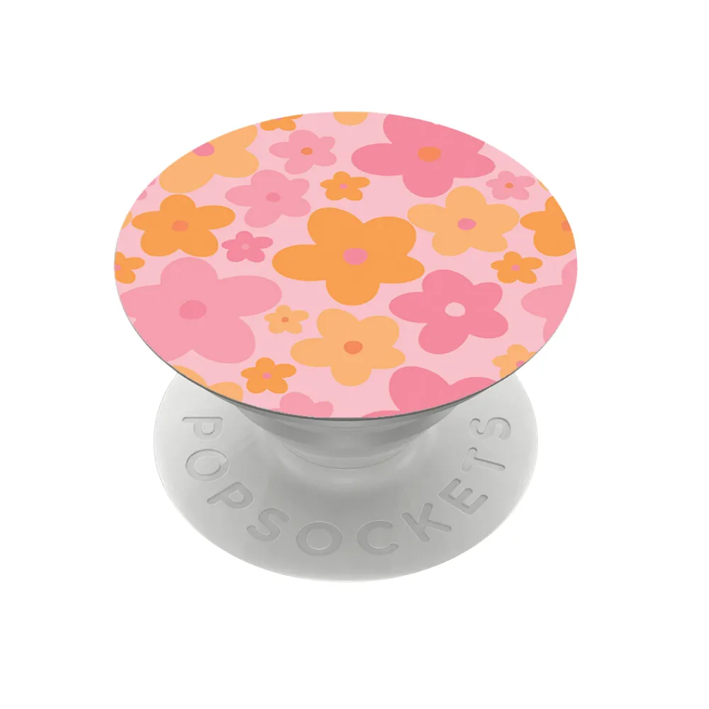 Pop Socket Snap Grip Grip Magic One PopSocket Grip - Pink & Orange Bloom