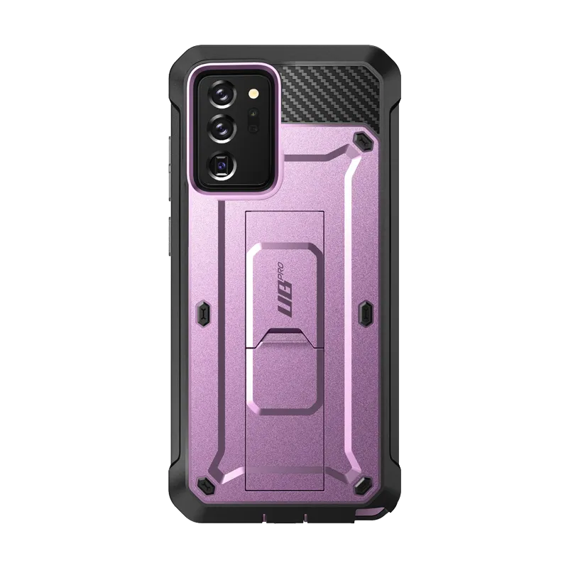 Clear Pattern Colorful option Galaxy Note20 Ultra Unicorn Beetle PRO Rugged Holster Case-Metallic Purple
