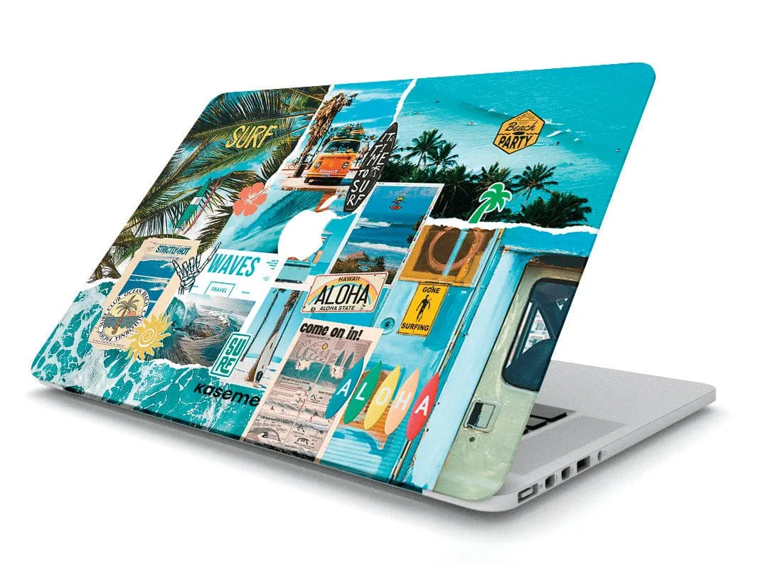 Aloha MacBook Skin stylus charging compatible pad cover for typing