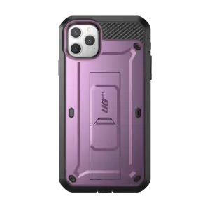 iPhone 11 Pro Max 6.5 inch Unicorn Beetle Pro Rugged Case-Metallic Purple Soft Material Minimal Comfort