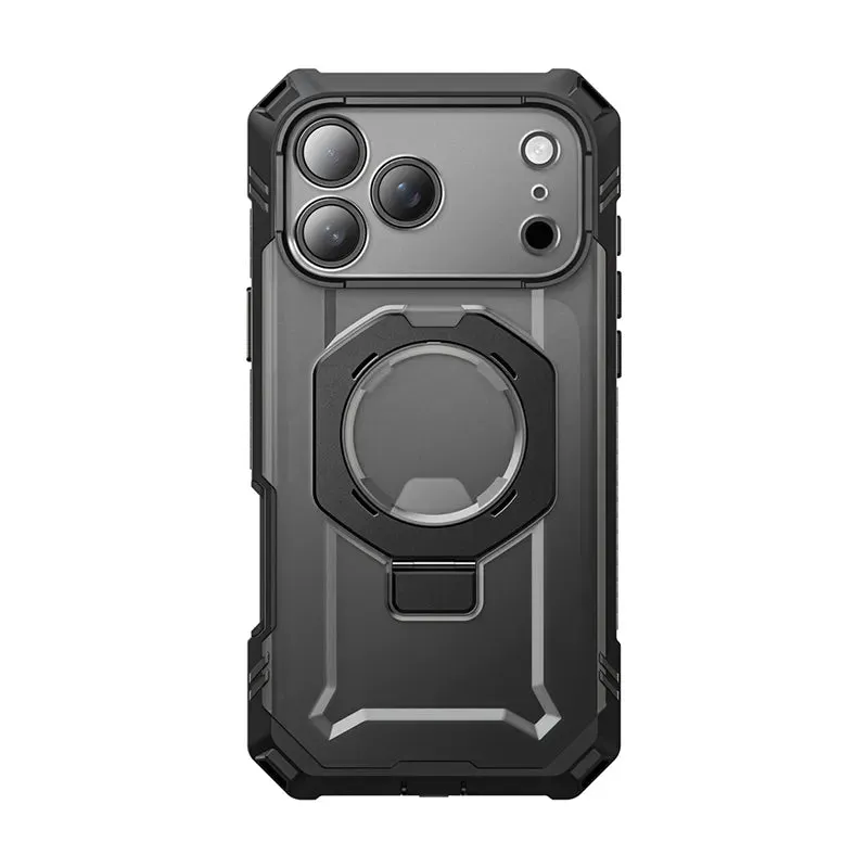 UB GRIP PRO Series iPhone 17 Pro Max MagSafe Phone Case with HD Tempered Glass - Black Impact Guard