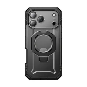 UB GRIP PRO Series iPhone 17 Pro Max MagSafe Phone Case with HD Tempered Glass - Black Impact Guard