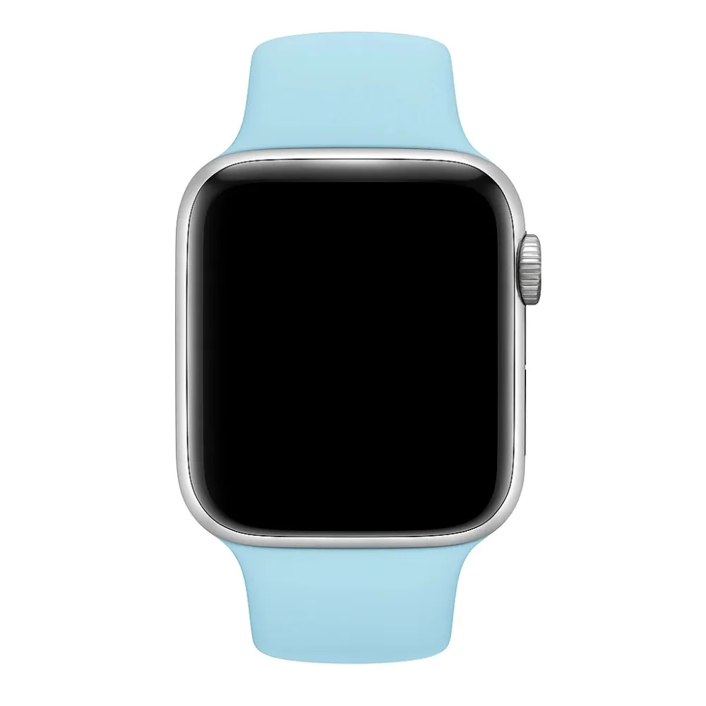 Apple Watch Silicone Strap (Baby Blue) Tough Material Elegant Minimal Look