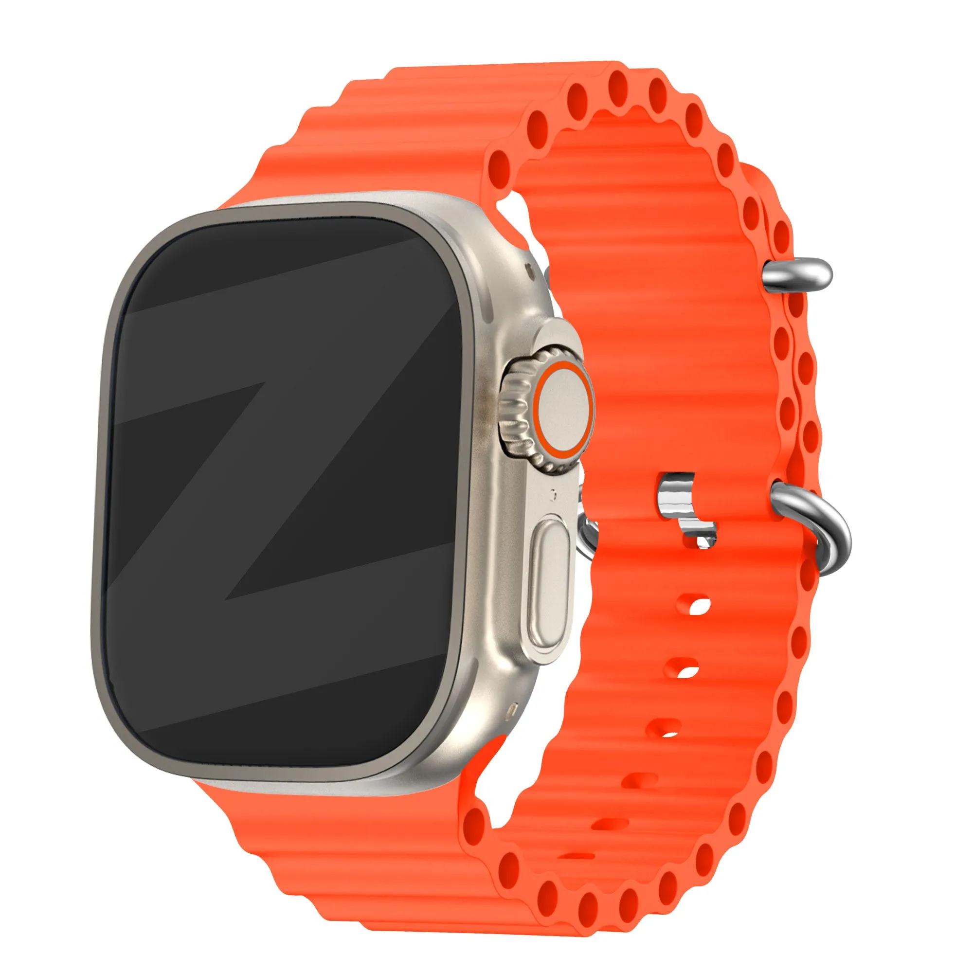 Bandz Apple Watch Ocean Strap (Orange) Classic Fashion Fit