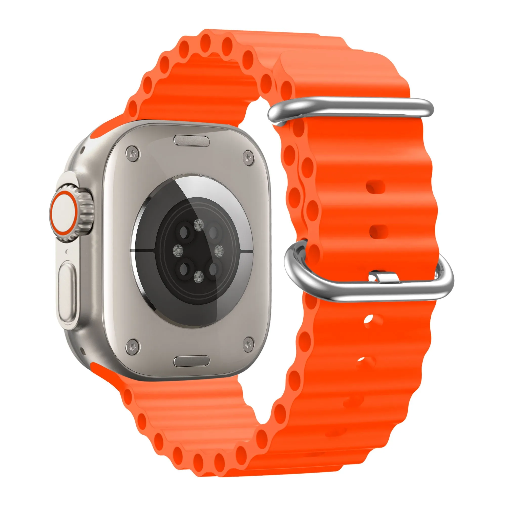 Travel Essential Bandz Apple Watch Ocean Strap (Orange)
