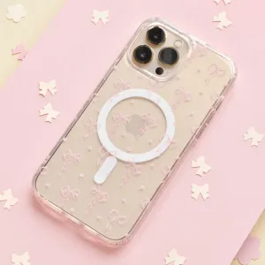 Hybrid Frame Sleek Guard Clear MagSafe? Phone Case - Dainty Bows