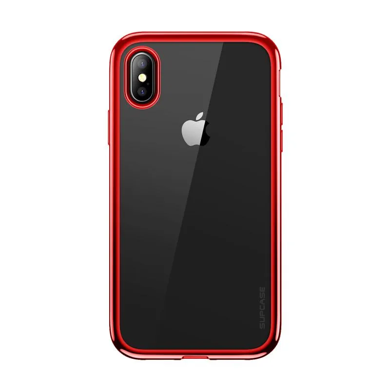 iPhone X / XS Unicorn Beetle Electro Clear Case-Red Travel Ready