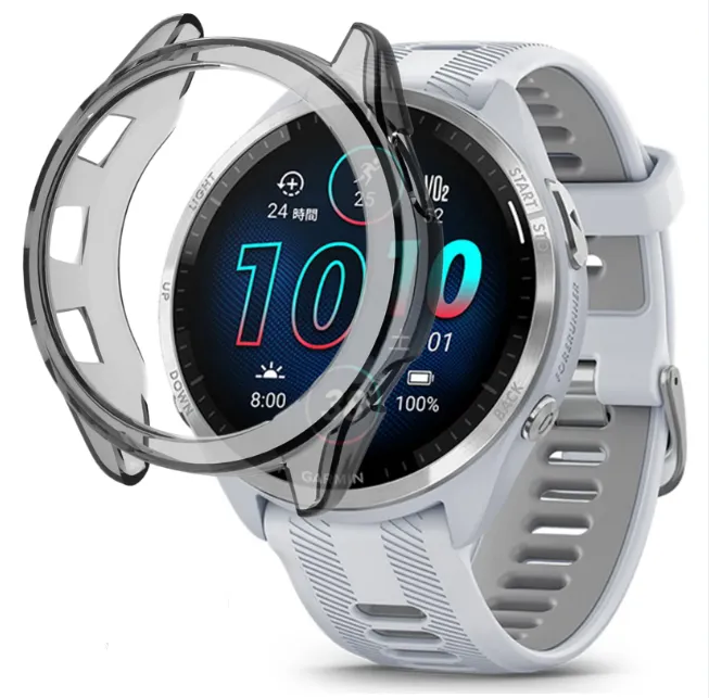 Protective Coating Garmin Forerunner 965 TPU Cover (Transparent-Black)