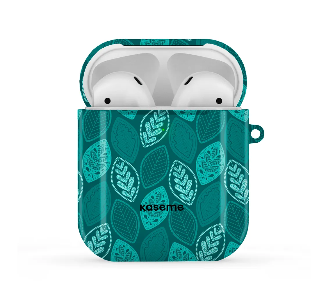 soft flexible neon travel silicone airpods case Antique Blue AirPods Case