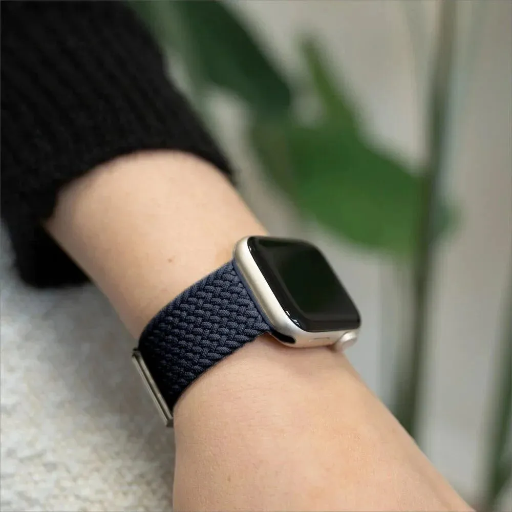 Apple Watch Braided Strap (Charcoal) Trendy Everyday Design