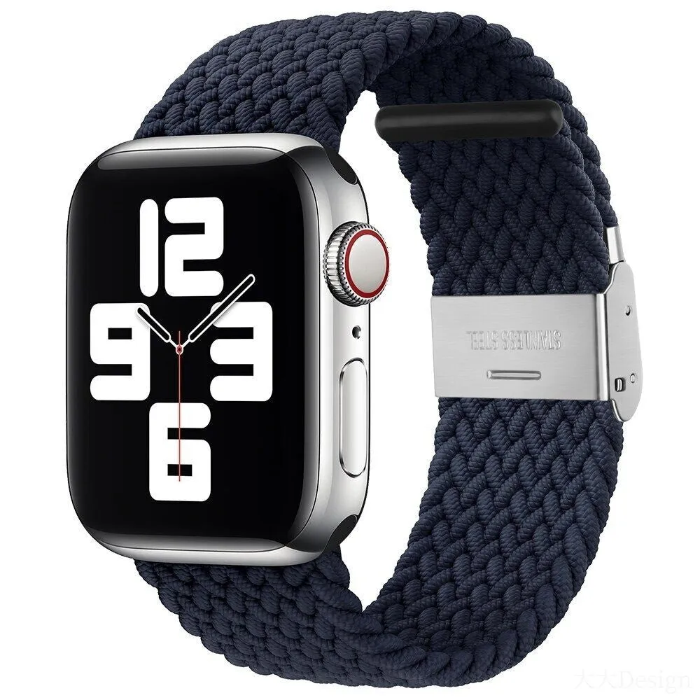 Apple Watch Braided Strap (Charcoal) Classic Style Band