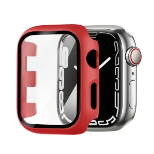 Apple Watch Hardcase with Glass (Red) Cold resistant Protective Armor