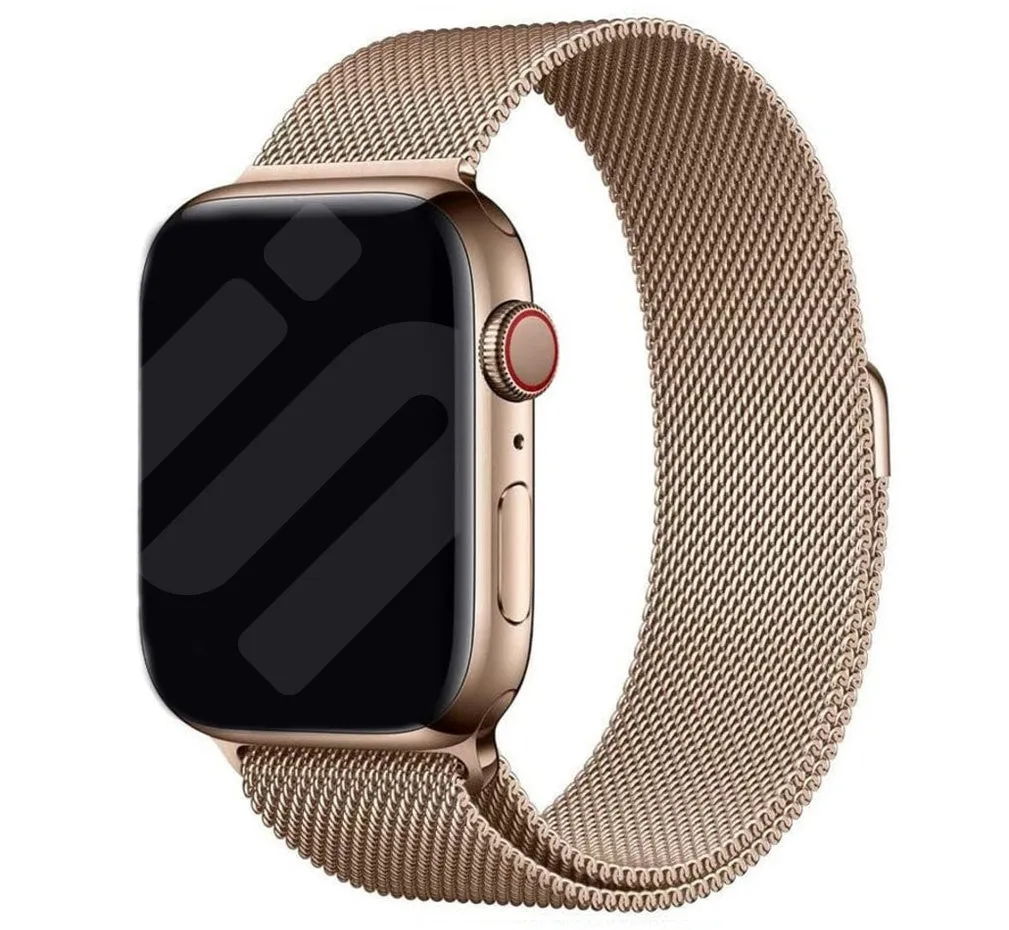 Secure Design Apple Watch Milanese Strap (Rose Gold)