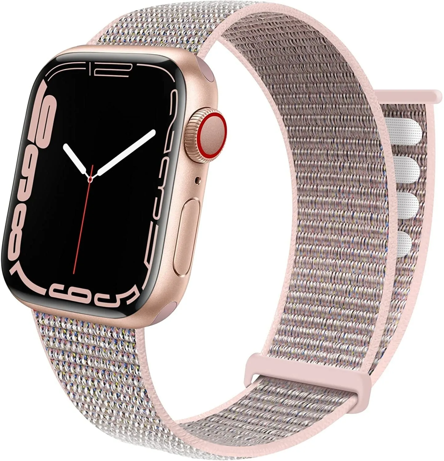 Apple Watch Nylon Loop Strap (Pink) Outdoor Ready Gear Comfort Accessory