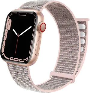 Apple Watch Nylon Loop Strap (Pink) Outdoor Ready Gear Comfort Accessory