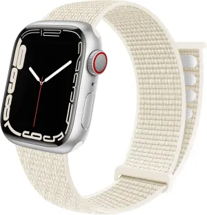 Apple Watch Nylon Loop Strap (Starlight) Premium Outdoor Look Daily Performance