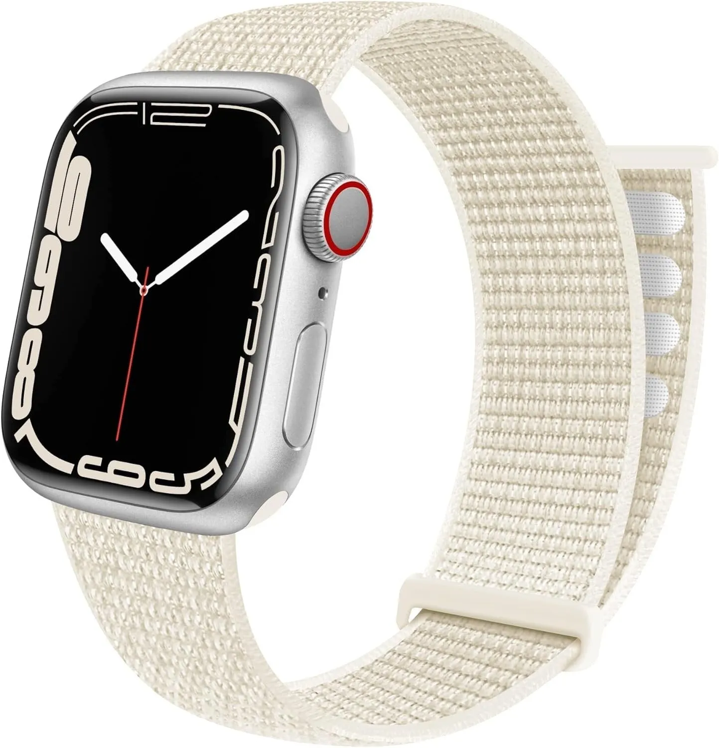 Apple Watch Nylon Loop Strap (Starlight) Premium Outdoor Look Daily Performance