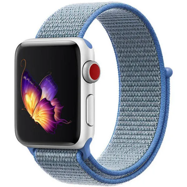 Apple Watch Nylon Strap (Blue) Elegant Style