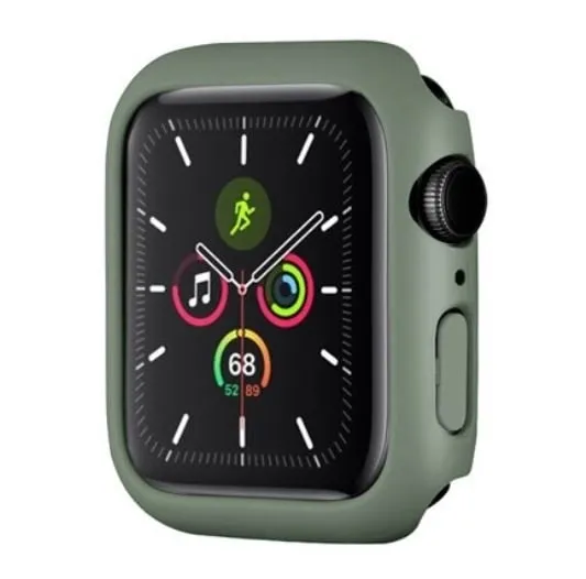 Ultra Protective Shield Protective Layer Apple Watch PC Hard Case (Matte Green)