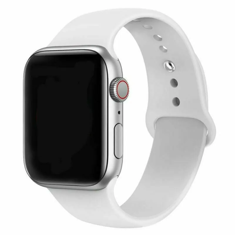 Casual accessory Apple Watch Silicone Strap (White)