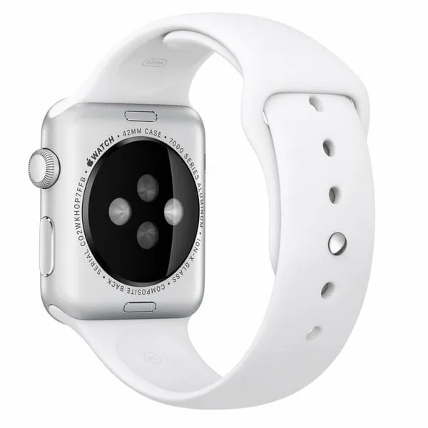 Apple Watch Silicone Strap (White) Durable Flexible Look High Quality