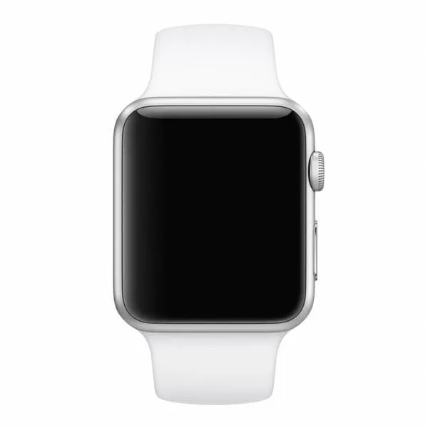Fashion Fit Breathable Option Apple Watch Silicone Strap (White)