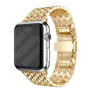 Apple Watch Steel Strap Dragon (Gold) Trendy Everyday Design