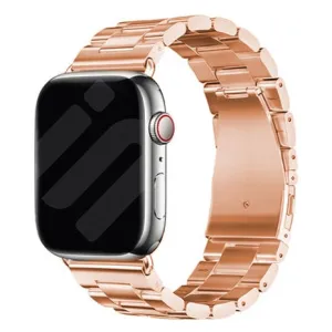 Smooth Touch Apple Watch Steel Strap (Rose Gold)