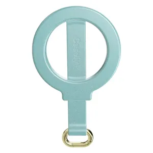Aquamarine | Ocean Blue Shimmer MagRing  with Keychain Secure Mount Lightweight Ring