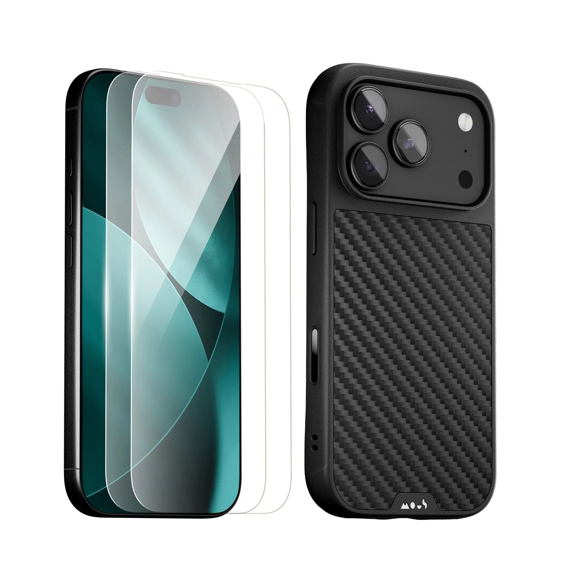 Aramid Fibre Protective Case and Screen Protector - iPhone Protection Kit compact screen shield