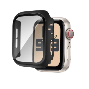 Bandz Apple Watch 10 - 42mm PC Case with Glass (Black) Corner Bumper