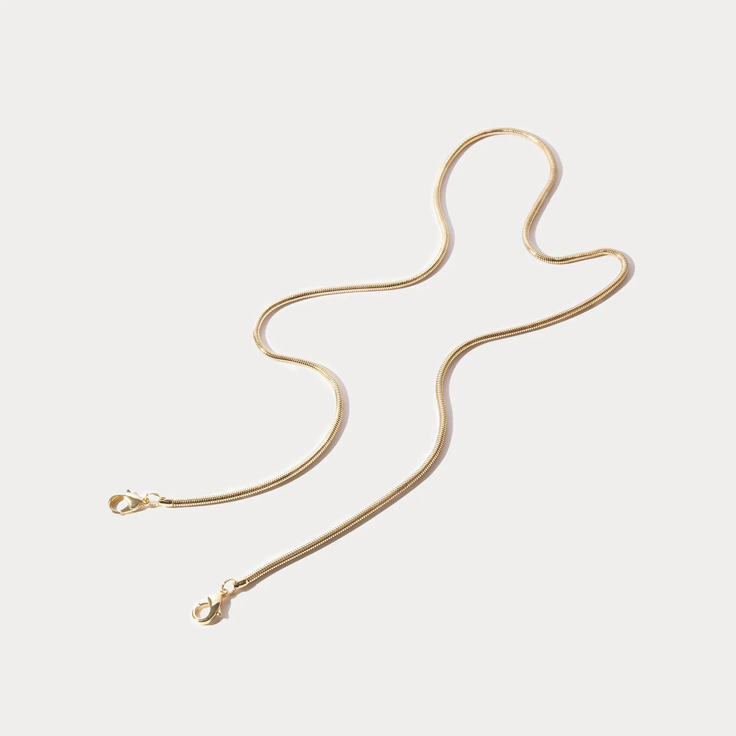 Belinda Strap - Gold/Gold Durable Lanyard Tangle Free