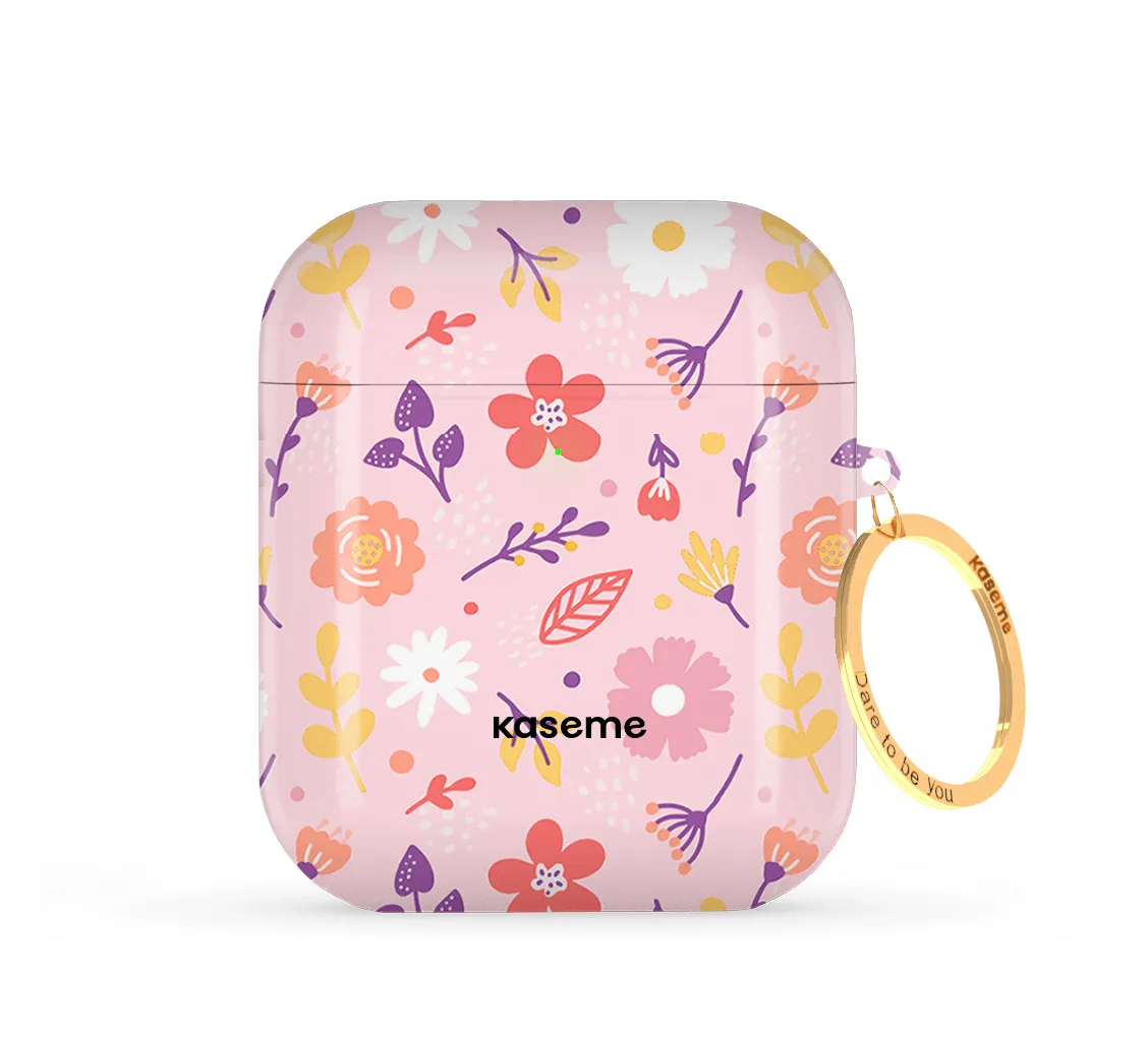 Wireless Charging Protector Charm pink AirPods Case