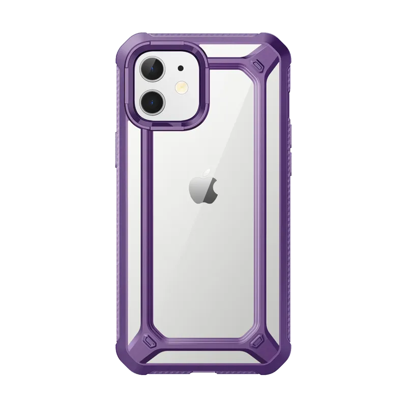Everyday Use iPhone 12 mini 5.4 inch Unicorn Beetle Exo Clear Case-Purple