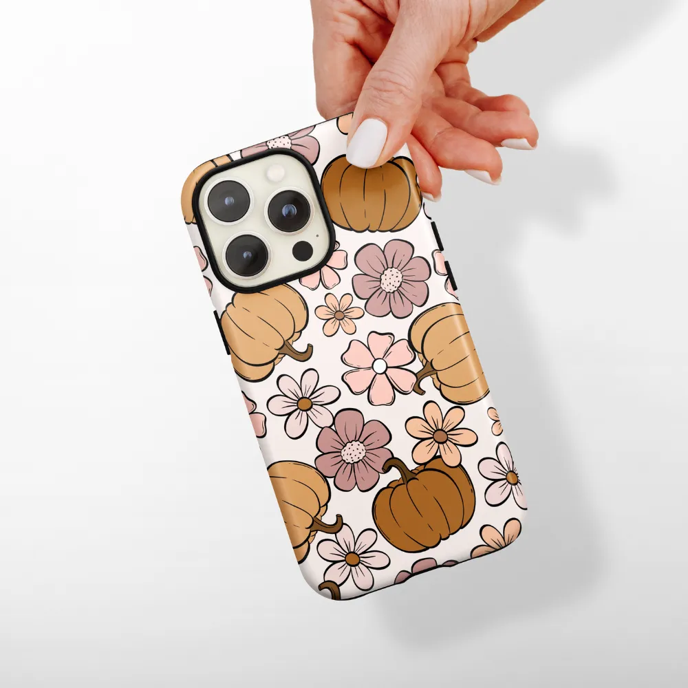 Tough Phone Case - Pumpkin Meadow Soft Edge