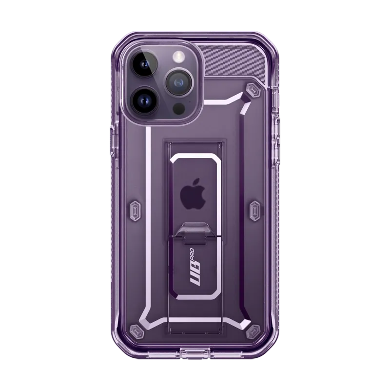 iPhone 14 Pro Max 6.7 inch Unicorn Beetle PRO Rugged Case-Purple Fog Reusable Material Minimal Aesthetic