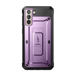 Galaxy S22 Unicorn Beetle PRO Rugged Case-Metallic Purple Creative Pattern Fashion Edge