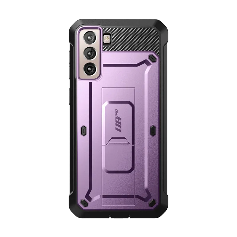 Galaxy S22 Unicorn Beetle PRO Rugged Case-Metallic Purple Creative Pattern Fashion Edge