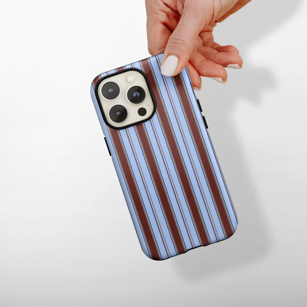 Vivid Design Texture Travel Ready Tough Phone Case - Urban Stripe