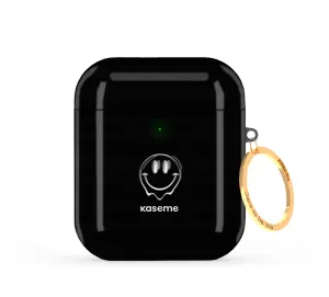 Functional Carrying Bag Minimal Rubber Case Grin AirPods Case