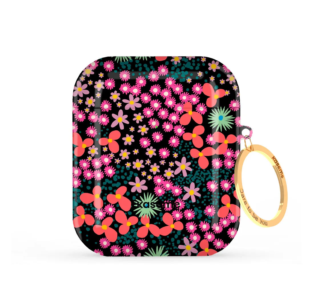 Travel Friendly Pouch Azalea Black AirPods Case