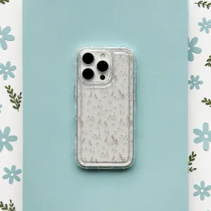 Soft Detail Clear Phone Case - Blooming Blues