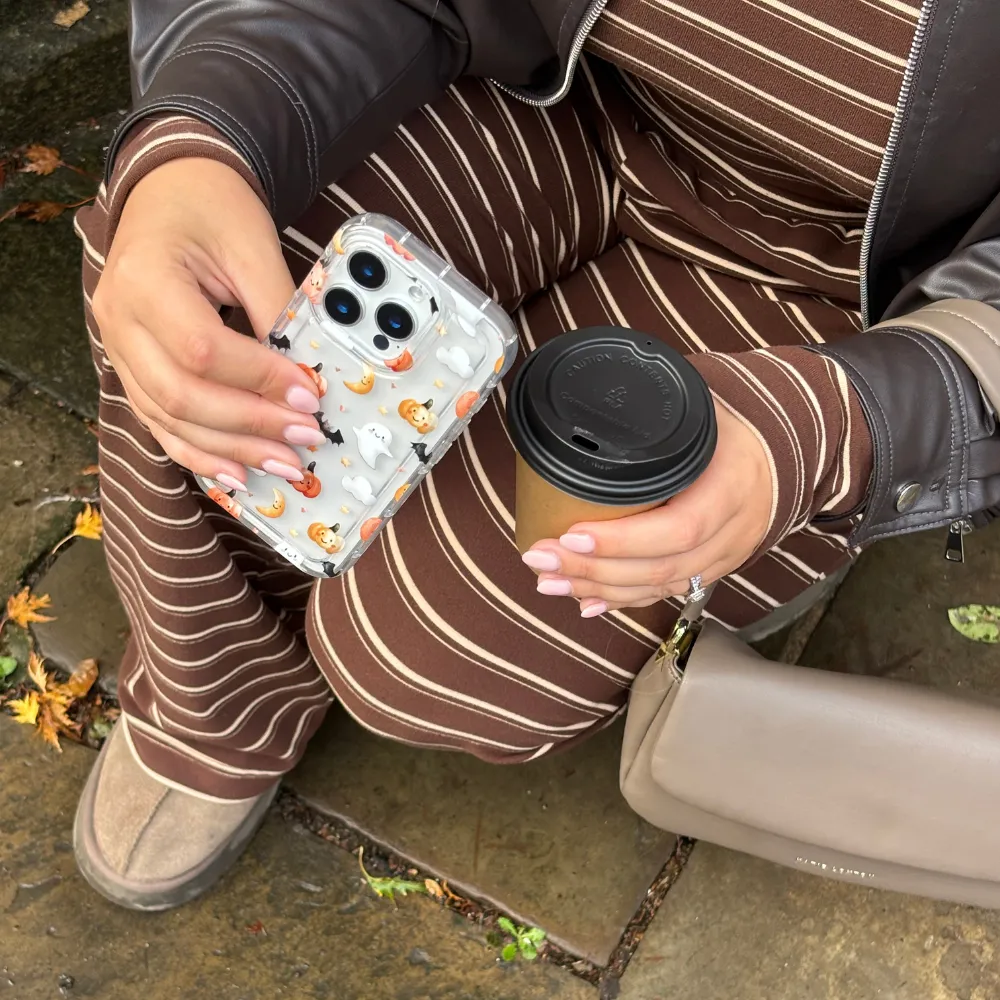 Polished Edge Clear Phone Case - Halloween Friends