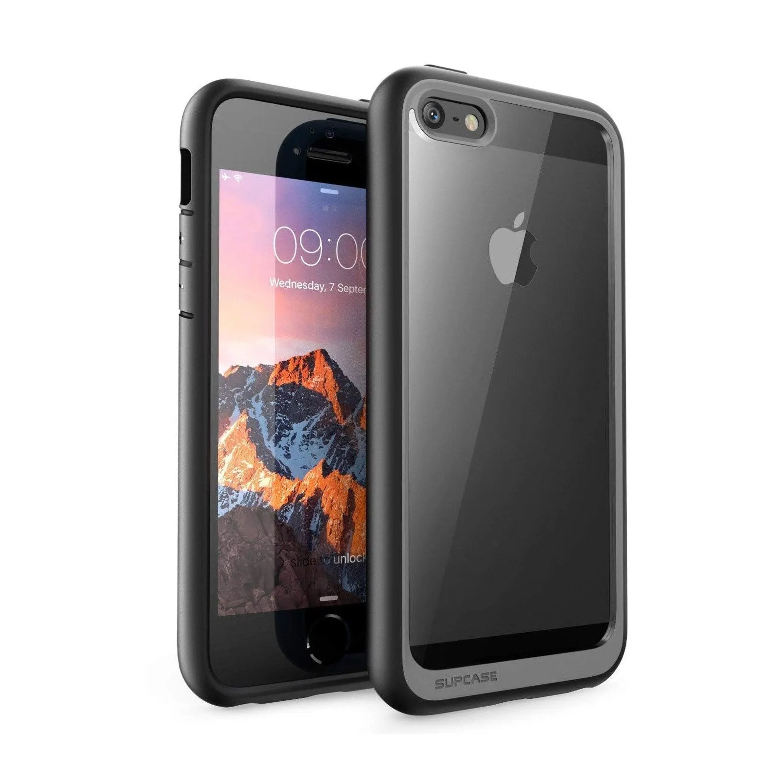 iPhone 5 Unicorn Beetle STYLE Slim Clear Case-Black Crystal Finish