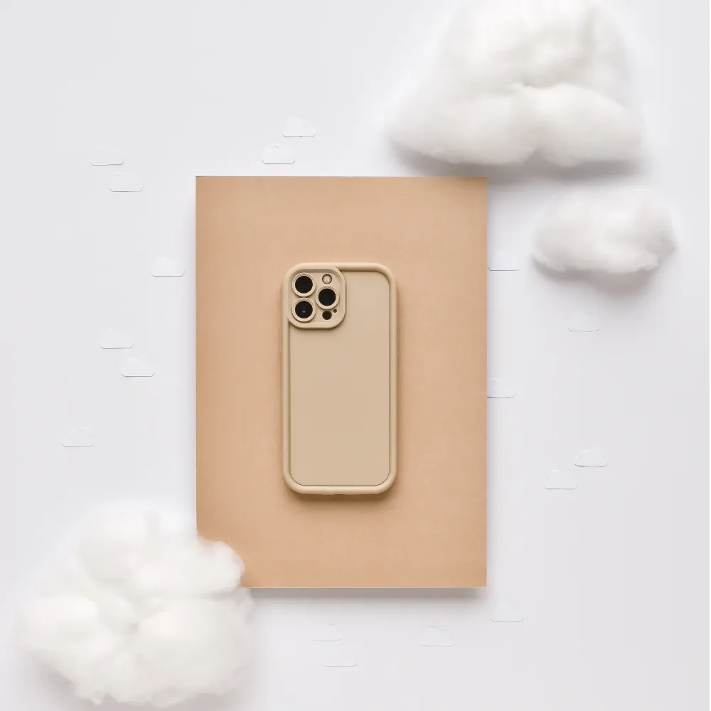 Cloud Soft NAKD Phone Case - Latte Nude Modern Finish