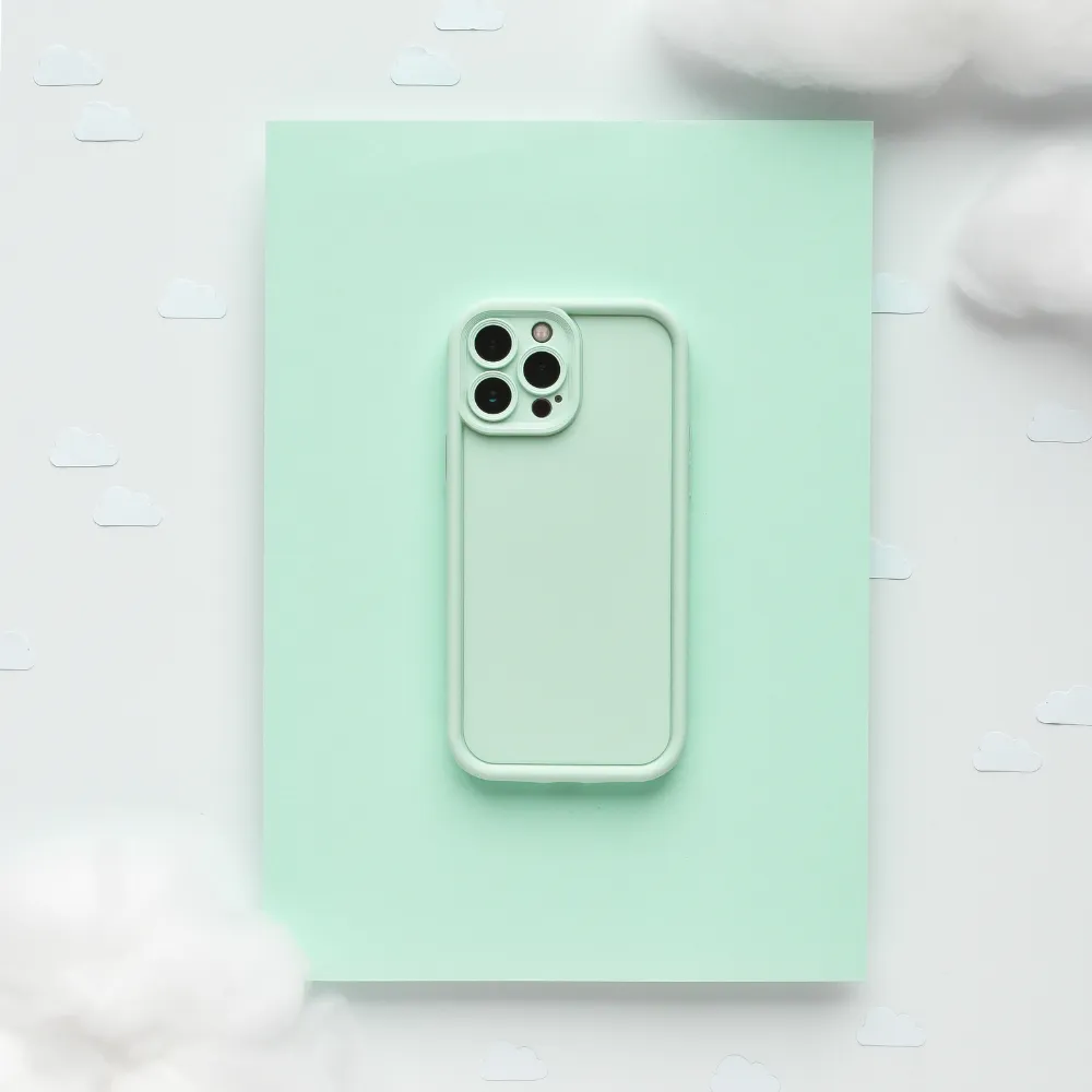 hybrid design custom design Cloud Soft NAKD Phone Case - Mojito Mint
