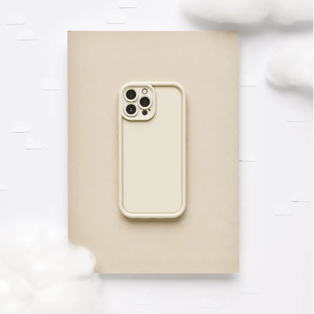 Cloud Soft NAKD Phone Case - Pebble Beige Tough Frame